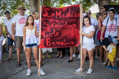 Manifestación en Muriel de la Fuente.-G. MONTEAGUDO