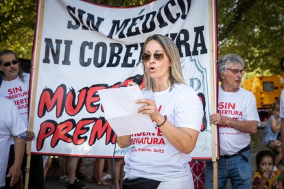 Manifestación en Muriel de la Fuente.-G. MONTEAGUDO
