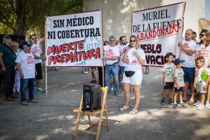 Manifestación en Muriel de la Fuente.-G. MONTEAGUDO