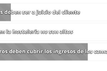 Resultado de la encuesta sobre la obligatoriedad o no de las propinas incluidas en el ticket. HDS