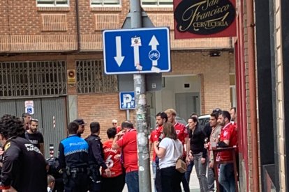 Lugar del suceso en las cercanías del estadio.-HDS