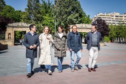 Visita a Soria de Cuca Gamarra en campaña.-GONZALO MONTESEGURO