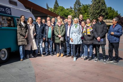 Visita a Soria de Cuca Gamarra en campaña.-GONZALO MONTESEGURO