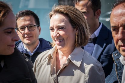 Visita a Soria de Cuca Gamarra en campaña.-GONZALO MONTESEGURO