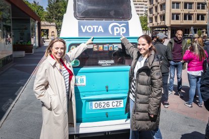 Visita a Soria de Cuca Gamarra en campaña.-GONZALO MONTESEGURO