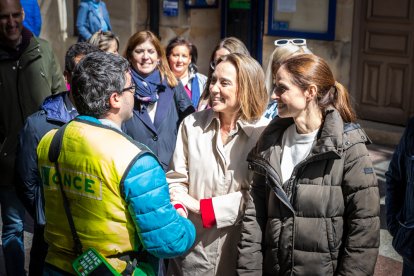 Visita a Soria de Cuca Gamarra en campaña.-GONZALO MONTESEGURO