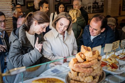 Visita a Soria de Cuca Gamarra en campaña.-GONZALO MONTESEGURO