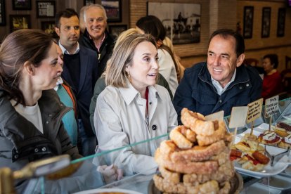 Visita a Soria de Cuca Gamarra en campaña.-GONZALO MONTESEGURO