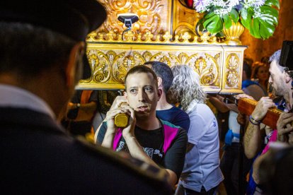 Bajada de Jesús Nazareno en las fiestas de Almazán. MARIO TEJEDOR (34)