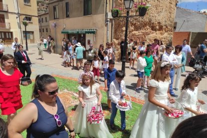 Recorrido de la procesión en San Esteban.-ANA HERNANDO