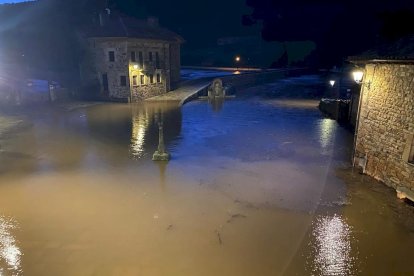 Imágenes provocadas por las lluvias de estos días.  (