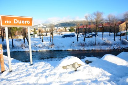 Gran nevada en Duruelo.-R. FERNÁNDEZ