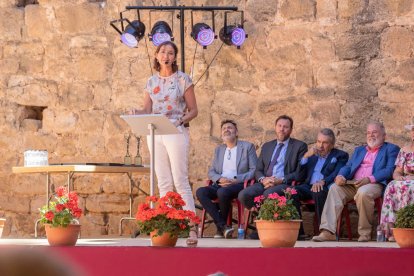 Visita de la ministra Reyes Maroto a Monteagudo de las Vicarías. GONZALO MONTESEGURO