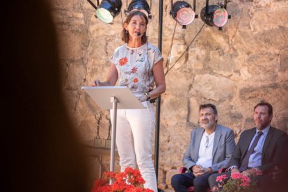 Visita de la ministra Reyes Maroto a Monteagudo de las Vicarías. GONZALO MONTESEGURO