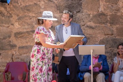 Visita de la ministra Reyes Maroto a Monteagudo de las Vicarías. GONZALO MONTESEGURO