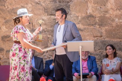 Visita de la ministra Reyes Maroto a Monteagudo de las Vicarías. GONZALO MONTESEGURO