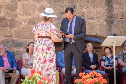 Visita de la ministra Reyes Maroto a Monteagudo de las Vicarías. GONZALO MONTESEGURO