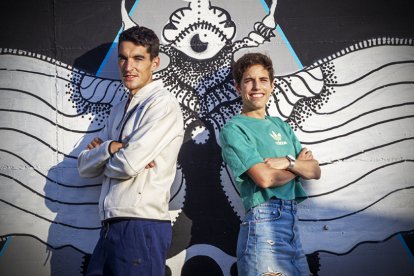 Marta Pérez y Dani Mateo a su vuelta a Soria - MARIO TEJEDOR