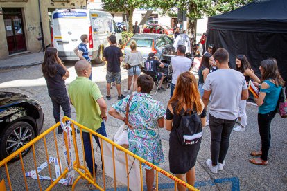 Rodaje de la serie El Pueblo en Soria. MARIO TEJEDOR
