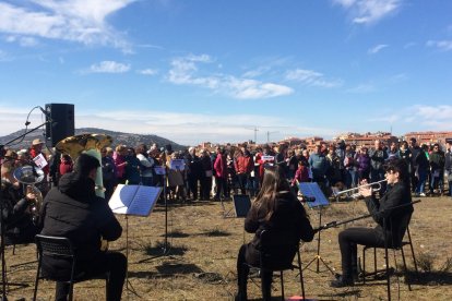 Protesta en el Cerro de los Moros.-HDS