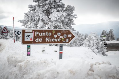 Punto de nieve de Santa Inés. GONZALO MONTESEGURO
