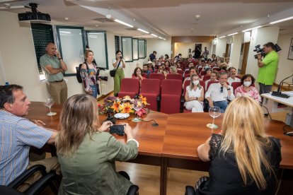 Homenaje a los docentes jubilados en Soria en los dos últimos años.