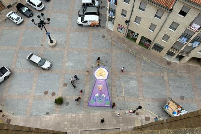 Alfombra floral en Ágreda.-HDS