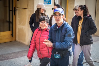 Marcha de Asamis en Soria por la integración de las personas con discapacidad intelectual. GONZALO MONTESEGURO