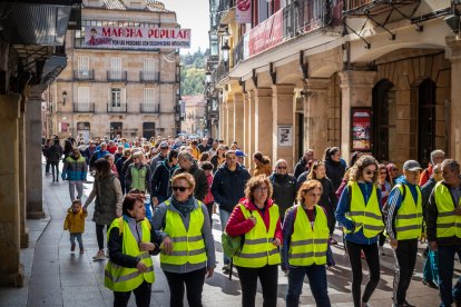 Marcha de Asamis en Soria por la integración de las personas con discapacidad intelectual. GONZALO MONTESEGURO
