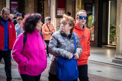 Marcha de Asamis en Soria por la integración de las personas con discapacidad intelectual. GONZALO MONTESEGURO