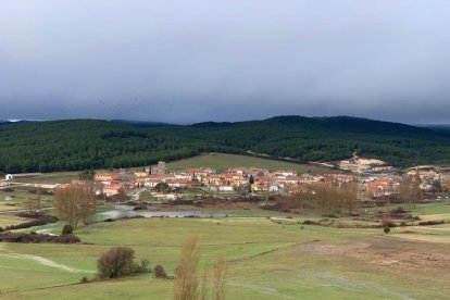 Crecida del río Lobos en el Cañón.-FÉLIX BARRIO