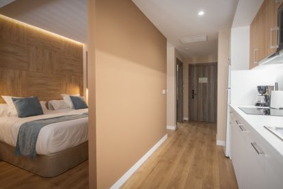 Apartamentos turísticos en el antiguo CUS de Soria. GONZALO MONTESEGURO