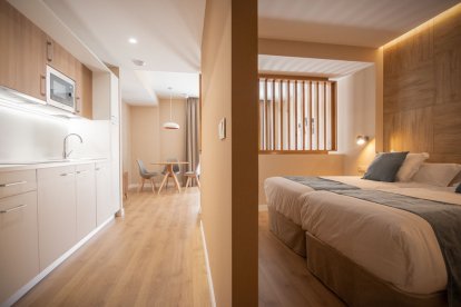 Apartamentos turísticos en el antiguo CUS de Soria. GONZALO MONTESEGURO