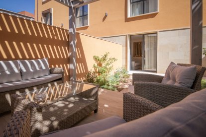 Apartamentos turísticos en el antiguo CUS de Soria. GONZALO MONTESEGURO
