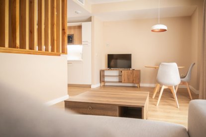 Apartamentos turísticos en el antiguo CUS de Soria. GONZALO MONTESEGURO