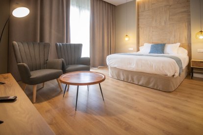 Apartamentos turísticos en el antiguo CUS de Soria. GONZALO MONTESEGURO