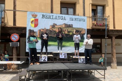 Podio femenino. HDS