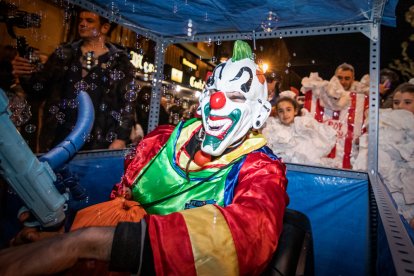 Desfile de disfraces en Soria el sábado de Carnaval.-G. MONTESEGURO