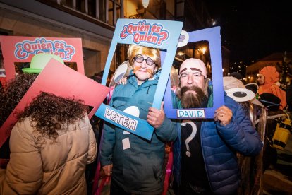 Desfile de disfraces en Soria el sábado de Carnaval.-G. MONTESEGURO