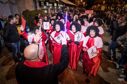 Desfile de disfraces en Soria el sábado de Carnaval.-G. MONTESEGURO