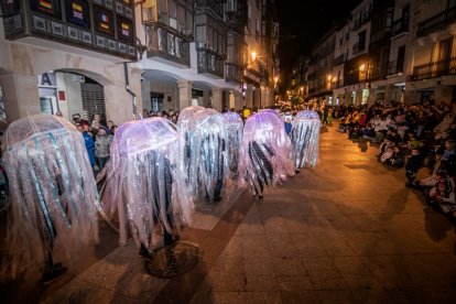 Desfile de disfraces en Soria el sábado de Carnaval.-G. MONTESEGURO