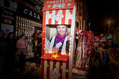Desfile de disfraces en Soria el sábado de Carnaval.-G. MONTESEGURO