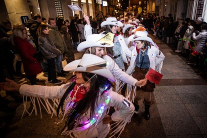 Desfile de disfraces en Soria el sábado de Carnaval.-G. MONTESEGURO