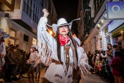 Desfile de disfraces en Soria el sábado de Carnaval.-G. MONTESEGURO