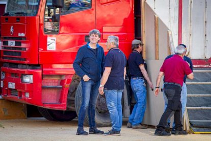 Los astados del Viernes de Toros llegan a los corrales - MARIO TEJEDOR (4)