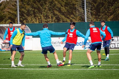 El CD Numancia prepara el choque ante el Baleares. MARIO TEJEDOR (9)