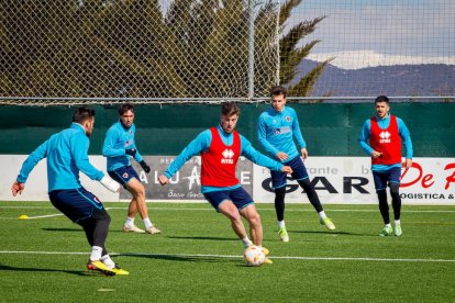 El CD Numancia prepara el choque ante el Baleares. MARIO TEJEDOR (21)
