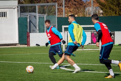 El CD Numancia prepara el choque ante el Baleares. MARIO TEJEDOR (23)