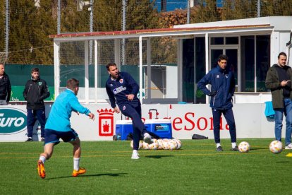 El CD Numancia prepara el choque ante el Baleares. MARIO TEJEDOR (24)
