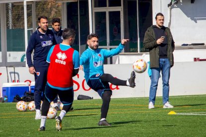 El CD Numancia prepara el choque ante el Baleares. MARIO TEJEDOR (25)